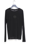BASERANGE Classic Bamboo Fiber Bamboo Cotton Long Sleeve T-Shirt Series Collection Round Neck Bottoming Shirt France BAS-TOLS-BL-000-BLACK